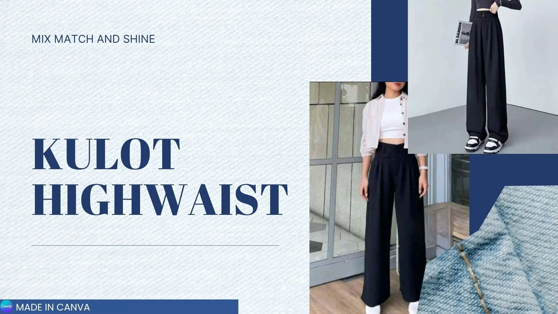Kulot Highwaist: Solusi Elegan untuk Kerja