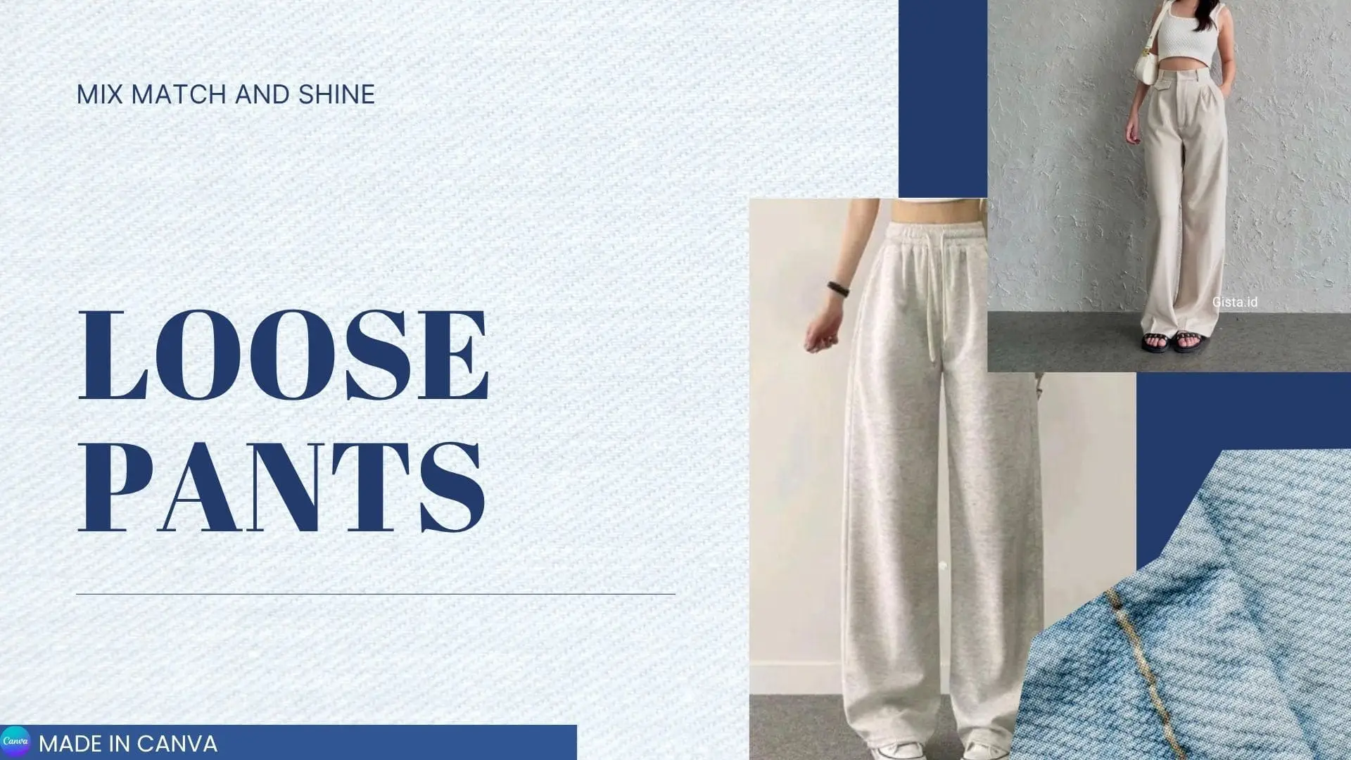 Loose Pants Trouser: Rahasia Tampil Anti Kusut